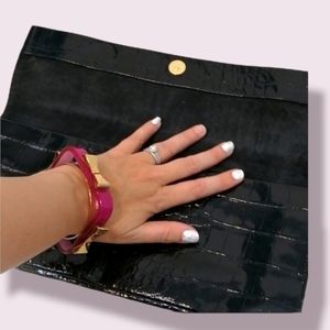 Ted Baker Bracelet Dark Purple 4 Bow Bangle